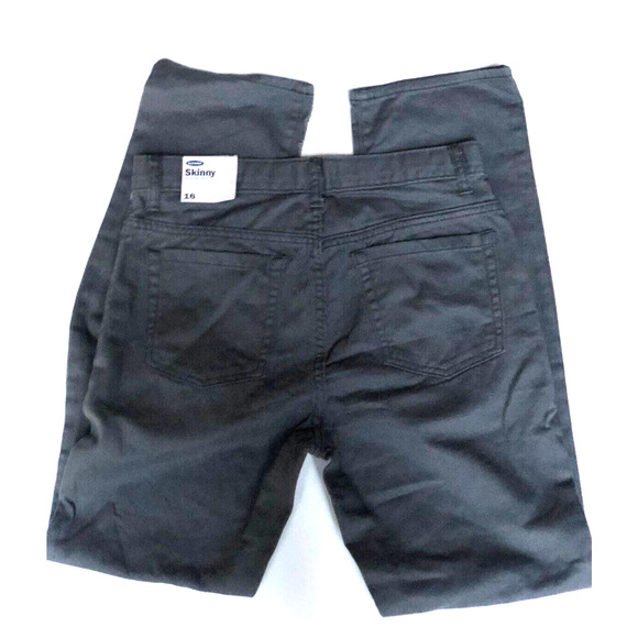 Old Navy Skinny Knight Time Gray Jeans Girl 16 New - Picture 3 of 4